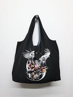 THE ONENESS�������ͥ�/��ǽ��Į ��SUGIZO��Recycle Cotton Jersey Shoulder Tote Bag/Black