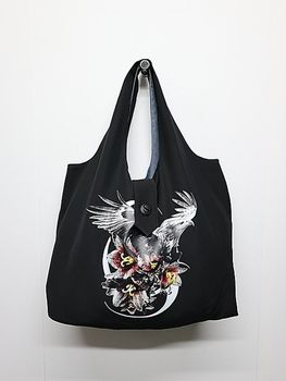 �㴰���THE ONENESS�������ͥ�/��ǽ��Į ��SUGIZO��Recycle Cotton Jersey Shoulder Tote Bag/Black