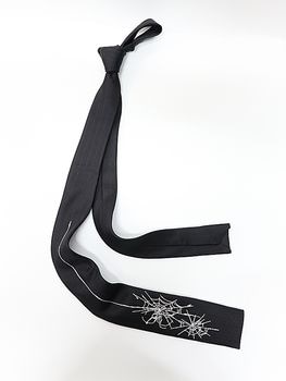 Ground Y�����饦��ɥ磻/SILK SPIDER NECKTIE/BLACK
