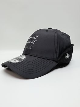 Ground Y�����饦��ɥ磻/NEWERA collaboration OD3930FD GY LOGO CAP/BLACK