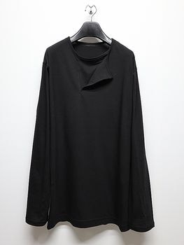 Ground Y�����饦��ɥ磻/ULTIMA JERSEY LICKING SHOUR SLEEVED T/BLACK