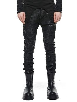 (ͽ����)11��12������ͽ��/JULIUS����ꥦ��/10.5oz STRETCH DENIM TROUSERS5/LUSTER BLACK