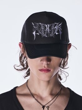 (ͽ���ʡ�8��9������ͽ��/kiryuyrik������奦����奦/Mesh Cap/BlackWhite