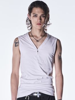 (ͽ���ʡ�8��9������ͽ��/kiryuyrik������奦����奦/BEATENJIKU Henry Tank Top/White