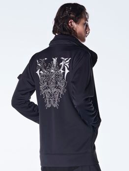 (ͽ���ʡ�8������9������ͽ��/kiryuyrik������奦����奦/Double Knit Jersey Stand Collar Blouson/Black