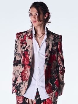 (ͽ���ʡ�9������10������ͽ��/kiryuyrik������奦����奦/Beige Flora Jacket/Beige