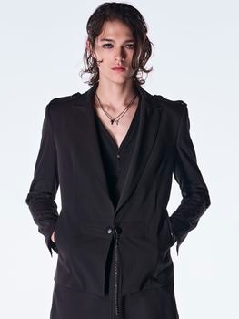 (ͽ���ʡ�9������10������ͽ��/kiryuyrik������奦����奦/PE Gabardine Short Goth Jacket/Black