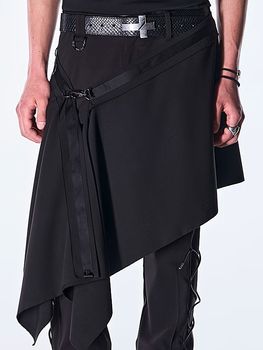 (ͽ���ʡ�9������10������ͽ��/kiryuyrik������奦����奦/PE Gabardine Hip Hung Muffler/Black