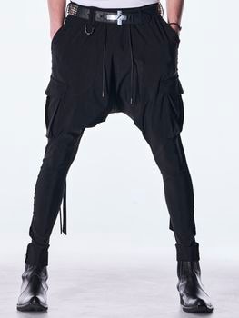 (ͽ���ʡ�9������10������ͽ��/kiryuyrik������奦����奦/High Tension Jersey Saruel Pants/Black