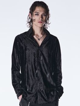 (ͽ���ʡ�10������11������ͽ��/kiryuyrik������奦����奦/TOGE Velvet Shirt/Black