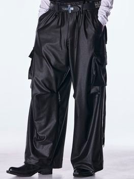 (ͽ���ʡ�10������11������ͽ��/kiryuyrik������奦����奦/Emboss Silley Jersey Cargo Pants/Black