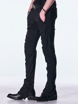 (ͽ���ʡ�10������11������ͽ��/kiryuyrik������奦����奦/Denim Curve Pants/Black