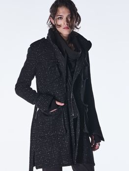 (ͽ���ʡ�11������12������ͽ��/kiryuyrik������奦����奦/Tweed Long-M65/Black