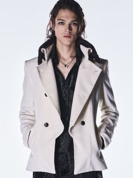 (ͽ���ʡ�11������12������ͽ��/kiryuyrik������奦����奦/Beaver Fur Napoleon Jacket/White
