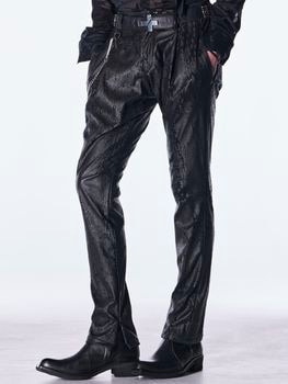 (ͽ���ʡ�11������12������ͽ��/kiryuyrik������奦����奦/Cross Dot Fleece Boots Cut Slacks/Black