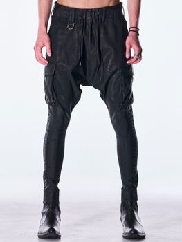 (ͽ���ʡ�11������12������ͽ��/kiryuyrik������奦����奦/High Tension Jersey Saruel Pants/Black