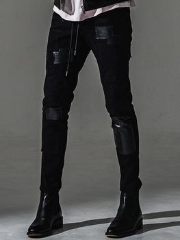 (ͽ���ʡ�9��10������ͽ��/41TH RESOUND CLOTHING���ꥵ����ɥ���������/regular taperd MICK DENIM JERSEY/BKREMAKE