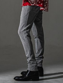 (ͽ���ʡ�8��9������ͽ��/41TH RESOUND CLOTHING���ꥵ����ɥ���������/TIGHT TAPERD CHRIS EASY blister TUCK PANTS/GREY
