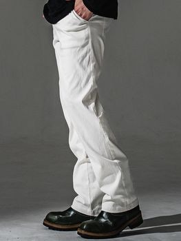 (ͽ���ʡ�8��9������ͽ��/41TH RESOUND CLOTHING���ꥵ����ɥ���������/SEMIWAIDE DENIM JERSEY WIDE PT/WHITE
