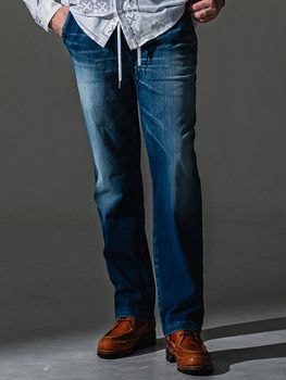 (ͽ���ʡ�8��9������ͽ��/41TH RESOUND CLOTHING���ꥵ����ɥ���������/SEMIWAIDE DENIM JERSEY WIDE PT/DIND