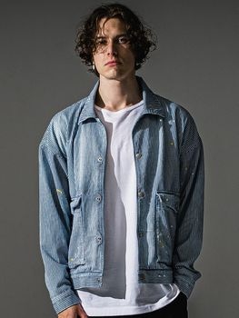 (ͽ���ʡ�8��9������ͽ��/41TH RESOUND CLOTHING���ꥵ����ɥ���������/LDENIM AG flight jk/hickory