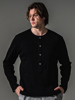 (ͽ���ʡ�7��8������ͽ��/41TH RESOUND CLOTHING���ꥵ����ɥ���������/RIB HENRY LONGSLEAVE/BLACK