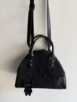 (ͽ���ʡ�9��10������ͽ��/41TH RESOUND CLOTHING���ꥵ����ɥ���������/denim mini boston bag/BLACK