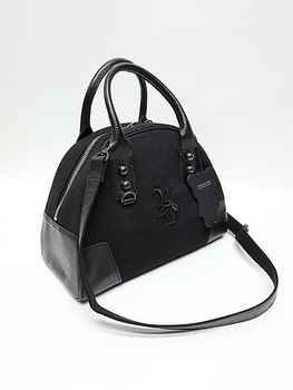 RESOUND CLOTHING���ꥵ����ɥ���������/denim mini boston bag/BLACK