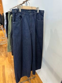 LAD MUSICIAN����å� �ߥ塼�������/11.5oz FLAT DENIM WIDE PANTS/INDIGO ONE WASH