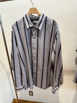 LAD MUSICIAN����å� �ߥ塼�������/HERRINGBONE STRIPE COMFORT SHIRT/WHITE��BLUE GRAY
