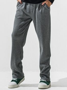 (ͽ���ʡ�11��12������ͽ��/42TH RESOUND CLOTHING���ꥵ����ɥ���������/SEMIWAIDE velours fleece WIDE TUCK PANTS/CHACOAL