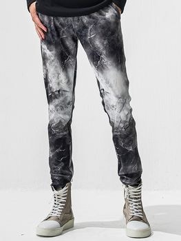(ͽ���ʡ�1��2������ͽ��/42TH RESOUND CLOTHING���ꥵ����ɥ���������/TIGHT TAPERD CHRIS EASY TUCK PANTS/marble BK