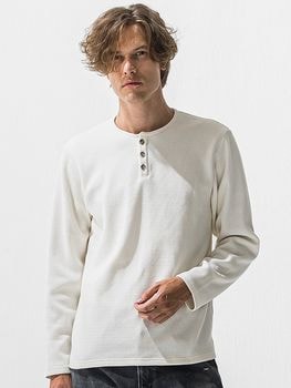 (ͽ���ʡ�11��12������ͽ��/42TH RESOUND CLOTHING���ꥵ����ɥ���������/velours fleece thermal HENRY/WHITE