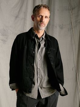 (ͽ���ʡ�2��3������ͽ��/wjk�����֥른��������/8oz denim thin jacket/deep black