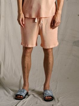 (ͽ���ʡ�3��4������ͽ��/wjk�����֥른��������/hard dry waffle shorts/dust pink