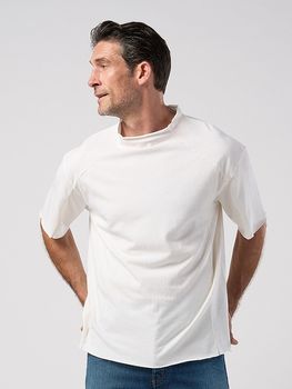 (ͽ���ʡ�3��4������ͽ��/wjk�����֥른��������/cut-off semi mock neck S/S/white