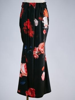 (ͽ���ʡ�4��5������ͽ��/THE ONENESS�������ͥ�/THEONENESS-FLORA Shirring Skirt/Black