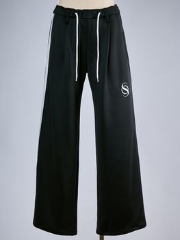 (ͽ���ʡ�4��5������ͽ��/THE ONENESS�������ͥ�/Jersey Line Pants/BlackWhite