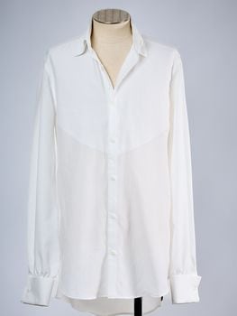 (ͽ���ʡ�5��6������ͽ��/THE ONENESS�������ͥ�/Back Satin W-Cuffs Shirt/White