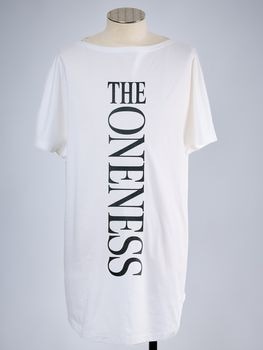 (ͽ���ʡ�5��6������ͽ��/THE ONENESS�������ͥ�/TENJIKU Two Way French Sleeve T/White