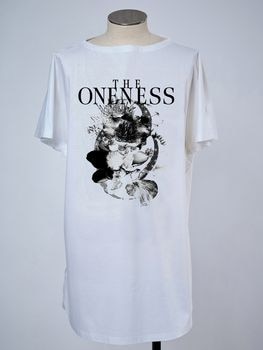 (ͽ���ʡ�4��5������ͽ��/THE ONENESS�������ͥ�/TENJIKU French Sleeve ����Charity T/White