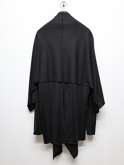 JULIUSꥦ/WOOL SZ JERSEY CUT & SEWN5/BLACK
