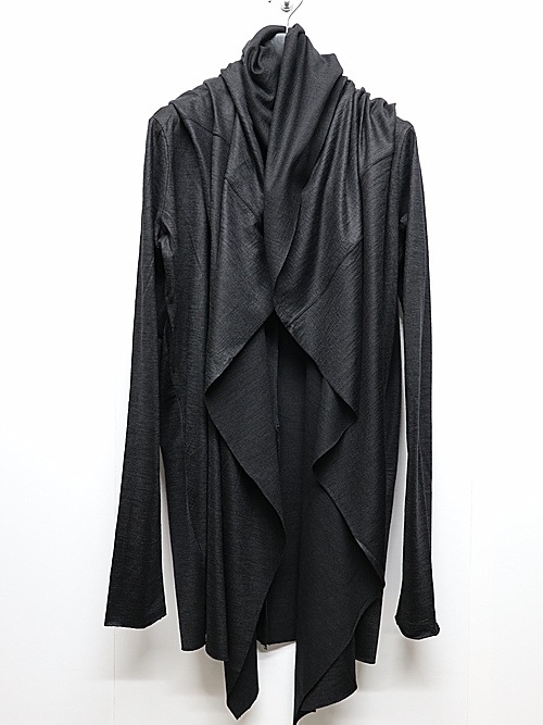 JULIUSꥦ/WOOL SZ JERSEY CUT & SEWN5/BLACK