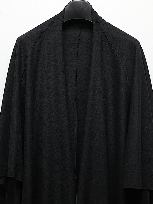 JULIUSꥦ/WOOL SZ JERSEY CUT & SEWN5/BLACK