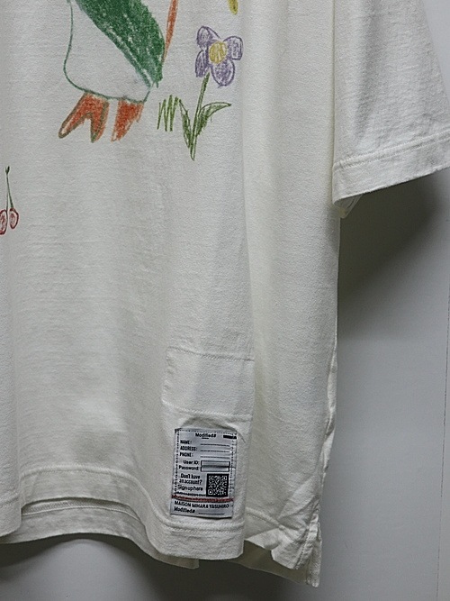 Maison MIHARA YASUHIRO��LEON KIDS DOODLE TEE/WHITE
