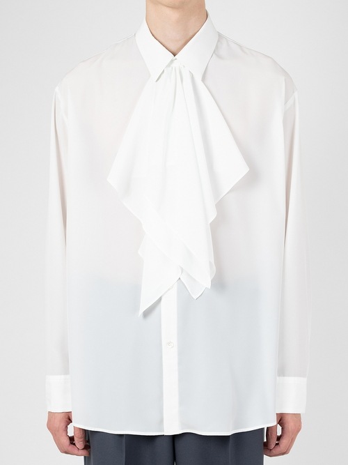 LAD MUSICIAN����å� �ߥ塼�������/DECHINE FRILL SHIRT/WHITE