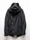 �㴰���nude:masahiko maruyama ���̡���:�ޥ��ҥ��ޥ���/Cotton/Nylon Grosgrain MULTI ZIP MILITARY SHORT HOODIE COAT/Black