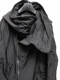 �㴰���nude:masahiko maruyama ���̡���:�ޥ��ҥ��ޥ���/Cotton/Nylon Grosgrain MULTI ZIP MILITARY SHORT HOODIE COAT/Black