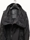 �㴰���nude:masahiko maruyama ���̡���:�ޥ��ҥ��ޥ���/Cotton/Nylon Grosgrain MULTI ZIP MILITARY SHORT HOODIE COAT/Black