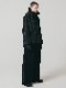 �㴰���nude:masahiko maruyama ���̡���:�ޥ��ҥ��ޥ���/Cotton/Nylon Grosgrain MULTI ZIP MILITARY SHORT HOODIE COAT/Black